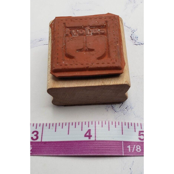 Stampin Up! Enjoy Quilt Block Wood Mounted Rubber Stamp - Picture 3 of 7